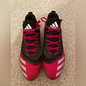 Adidas baseball cleats. Red & Black men’s size 12.